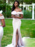 Mismatched Elegant Off Shoulder Mermaid Long Bridesmaid Dress, CG045