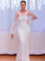 Stunning Mermaid Long Sleeves SweetHeart Floor-Length Bridesmaid Dress, CG047