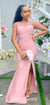 Gorgeous Sweetheart Mermaid Soft Satin Slit Long Bridesmaid Dress, CG101