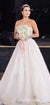 Spakle A-line Backless Spaghetti Straps Long Wedding Dress, CG125