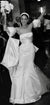 Stunning Mermaid Satin Straight Neckline Long Wedding Dress, CG148
