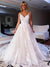 Affordable Lace A-line Backless Spaghetti Straps Wedding Dress, CG166