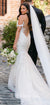 Charming Off Shoulder Lace Mermaid Wedding Dresses, CG184