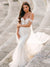 Charming Off Shoulder Lace Mermaid Wedding Dresses, CG184