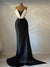 Black Sweetheart Mermaid Sleeveless Long Prom Dresses, CG256