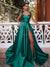 Elegant A-line Spaghetti Straps Sweetheart Slit Charming Prom Dresses, CG304