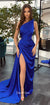 Charming Different Colors Mermaid Sexy Slit Long Prom Dresses, CG319