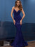 Gorgeous Mermaid Backless Sparkle Sequin Long Prom Dresses, CG355