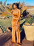 Stunning Off Shoulder Sweetheart Sexy Slit Long Bridesmaid Dress, CG391