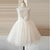 Open Back Top Lace Flower Girl Dresses for 2018 Wedding , Best Sale Junior Bridesmaid Dresses, FG094