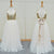 Gold Sequin Top White Tulle Cute Flower Girl Dresses For Wedding Party, FG002