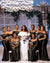 Black Mismatched Stunning Off Shoulder Soft Satin Bridesmaid Dress, CG105