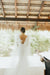 Stunning Spaghetti Straps Mermaid Satin White Wedding Dress, CG122