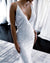Charming Mermaid Sexy Deep V-neck Backless Beaded Wedding Dress, CG129