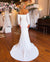 Stunning Mermaid Off Shoulder Long Sleeves Wedding Dress, CG136