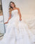Gorgeous Tullw A-line Satin Straight Neckline Long Wedding Dress, CG141